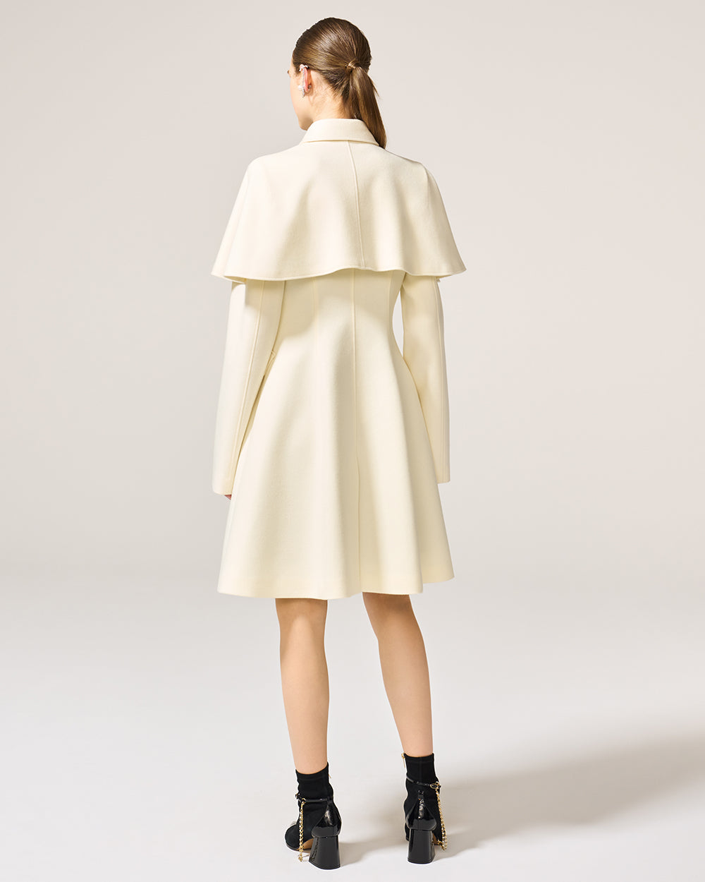 Ivory Cape Coat: additional content image block 1