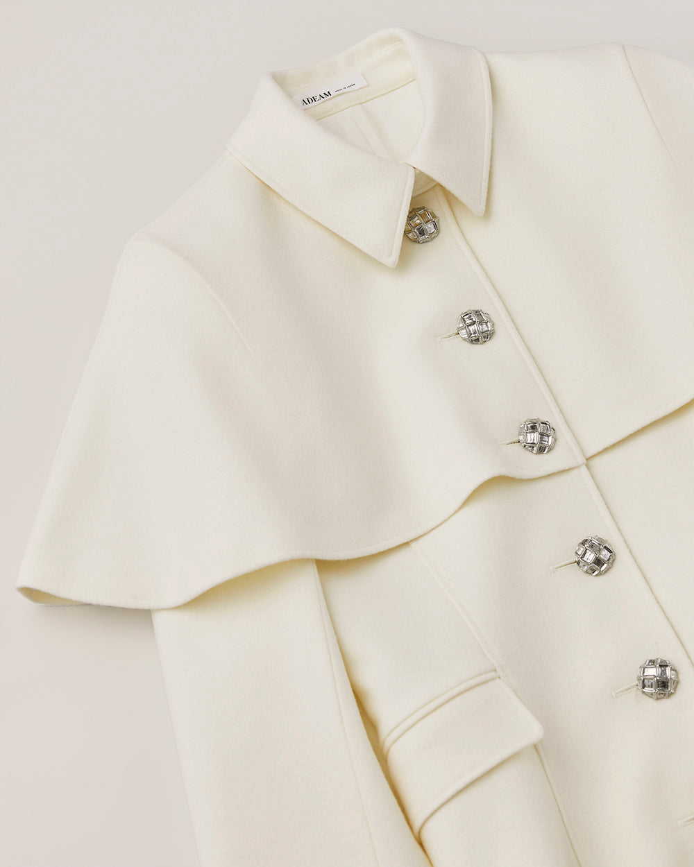 Ivory Cape Coat: additional content image block 2