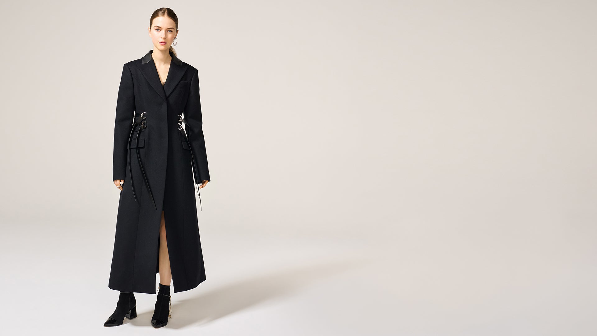 Black Harness Coat: hero banner