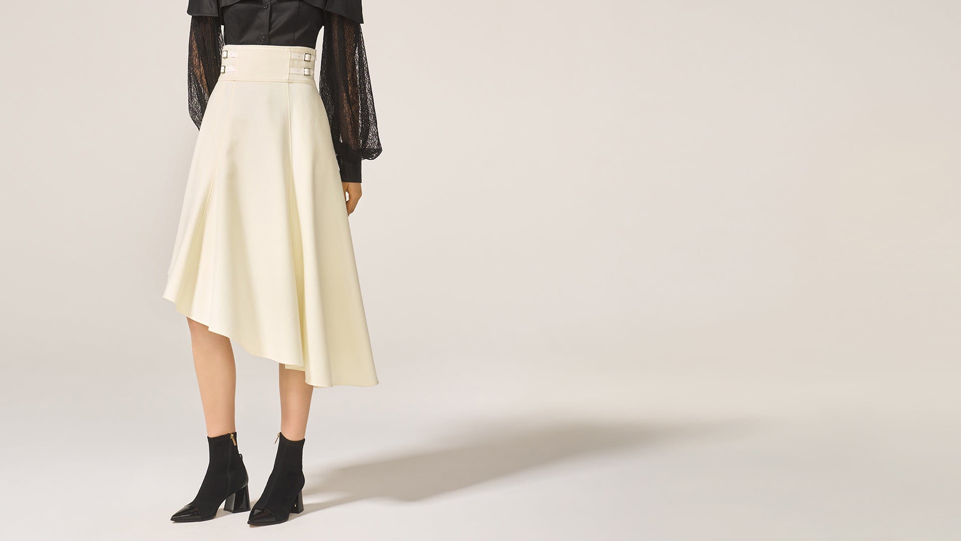 Ivory Harness Skirt: hero banner
