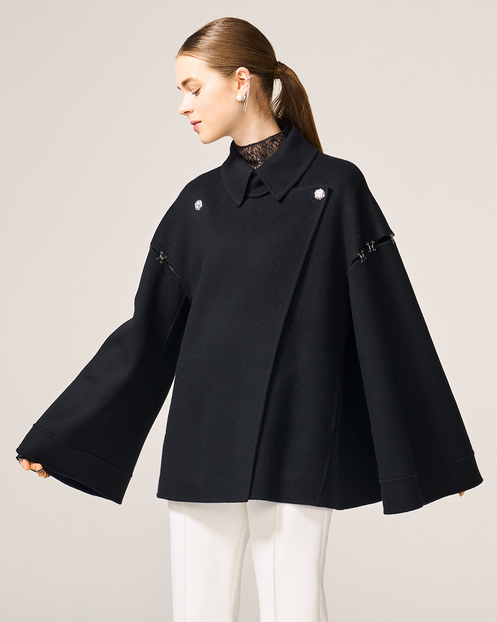 Black Patti Short Coat: additional content image block 4