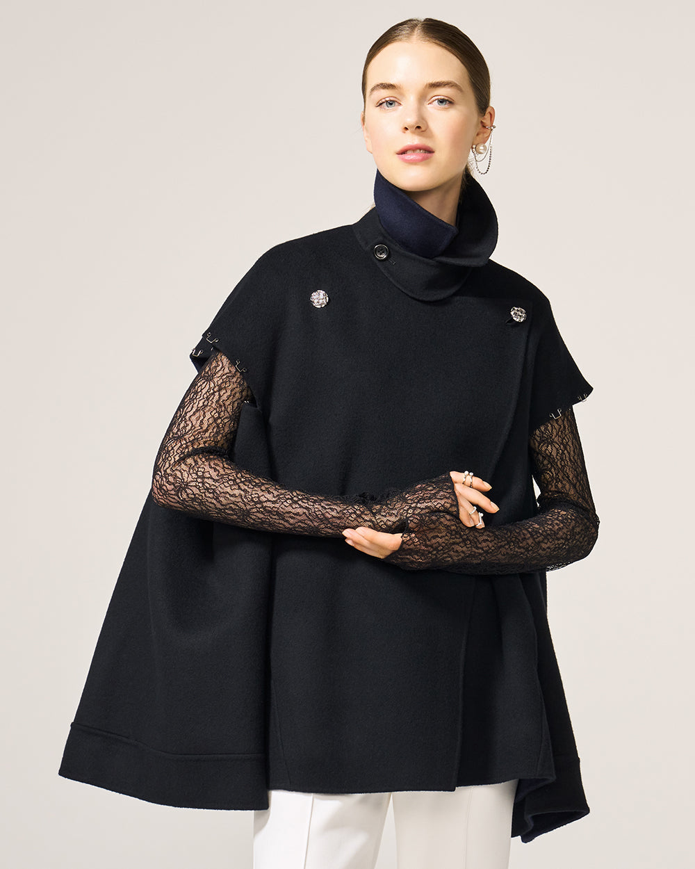 Black Patti Short Coat: additional content image block 5