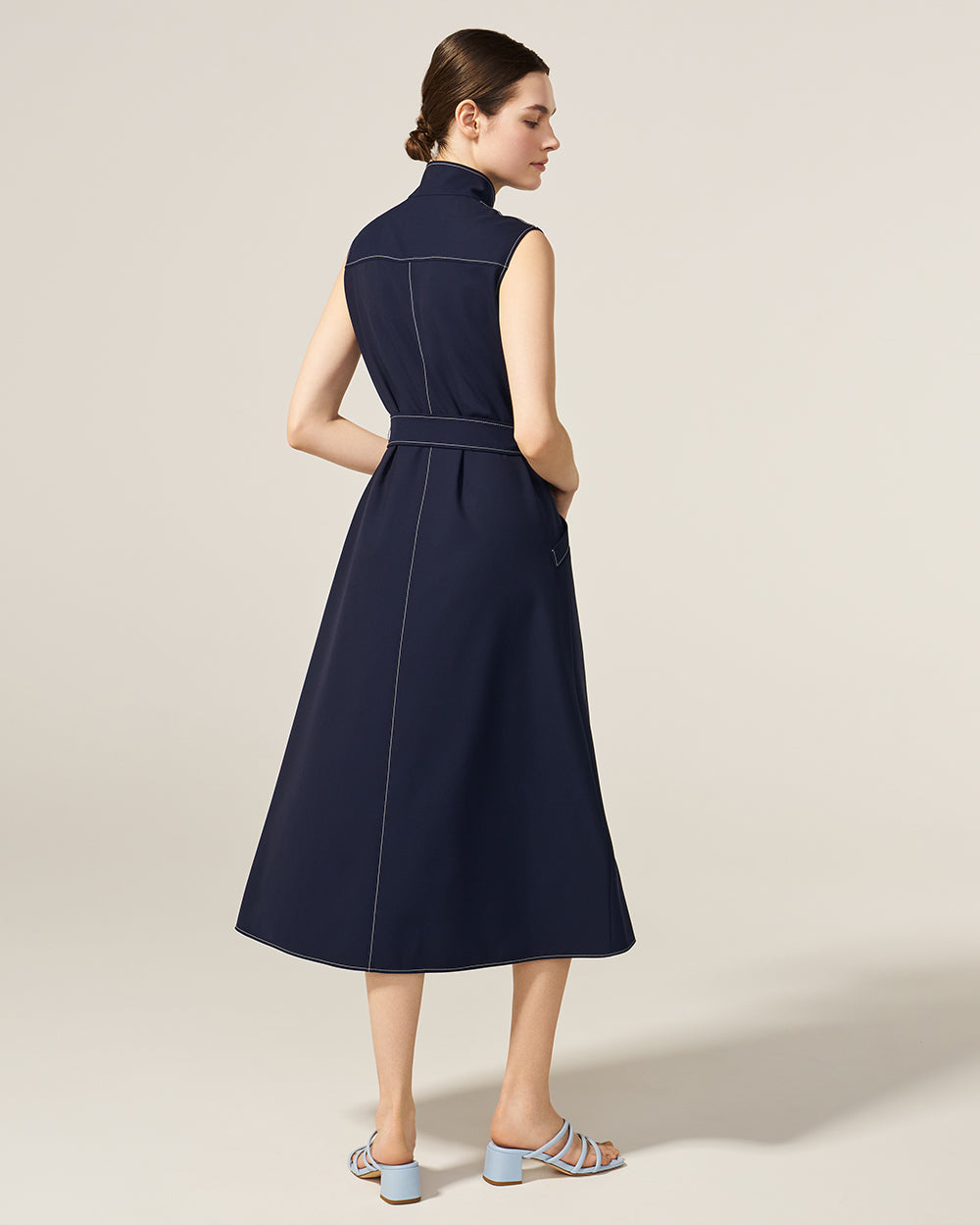 Navy Serena Dress: additional content image block 1