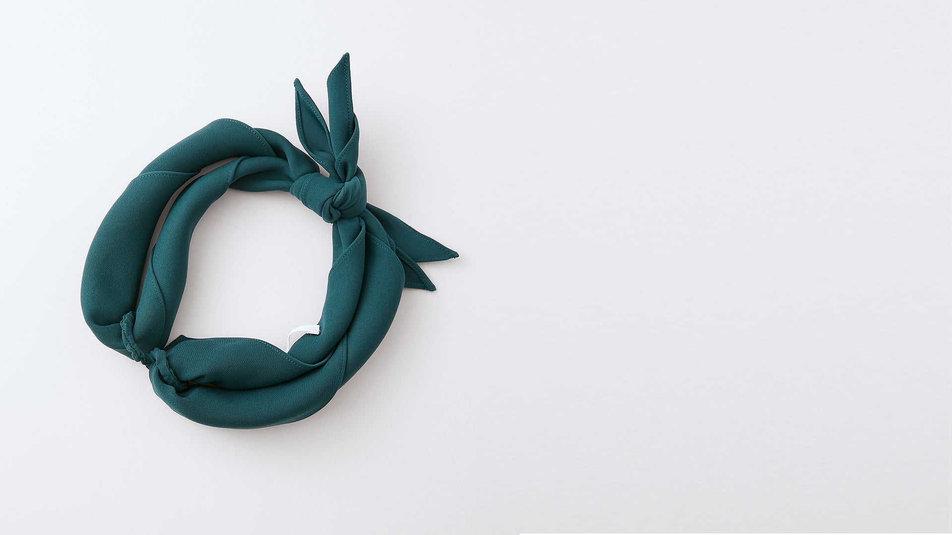 Pine Green Japanese Crepe Headband - ADEAM