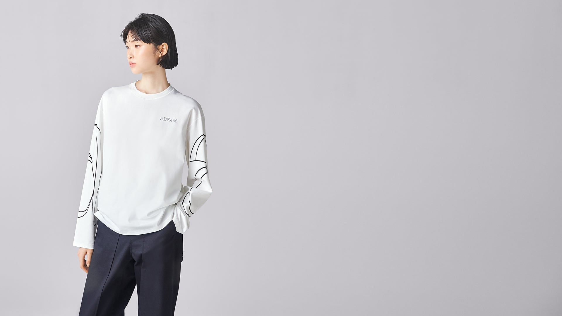 ホワイト エアウォーク ロングTシャツ: hero banner
