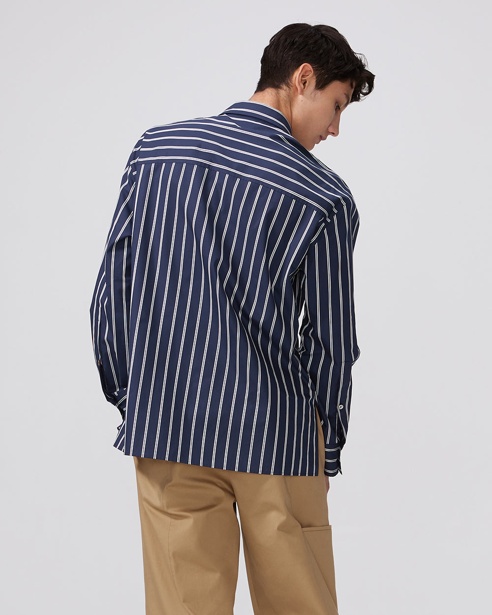 Navy Aoyama Shirt - ADEAM