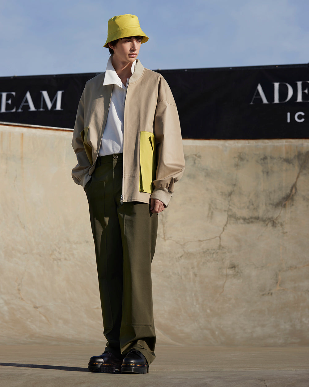 White Boardslide Polo Shirt: additional content image block 3