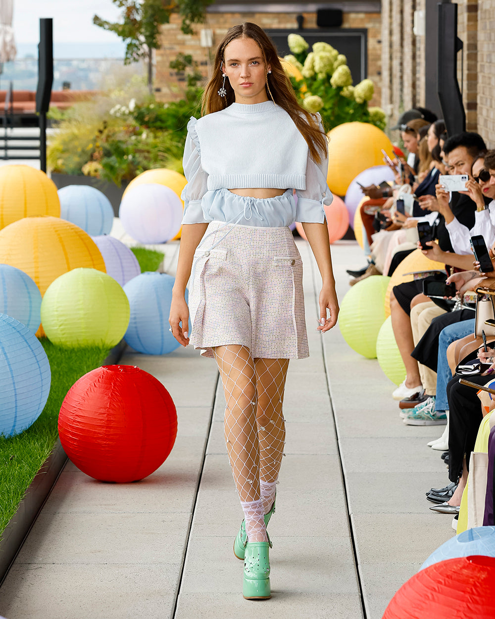 Mist Blue Goldfish Knit Top: additional content image block 5