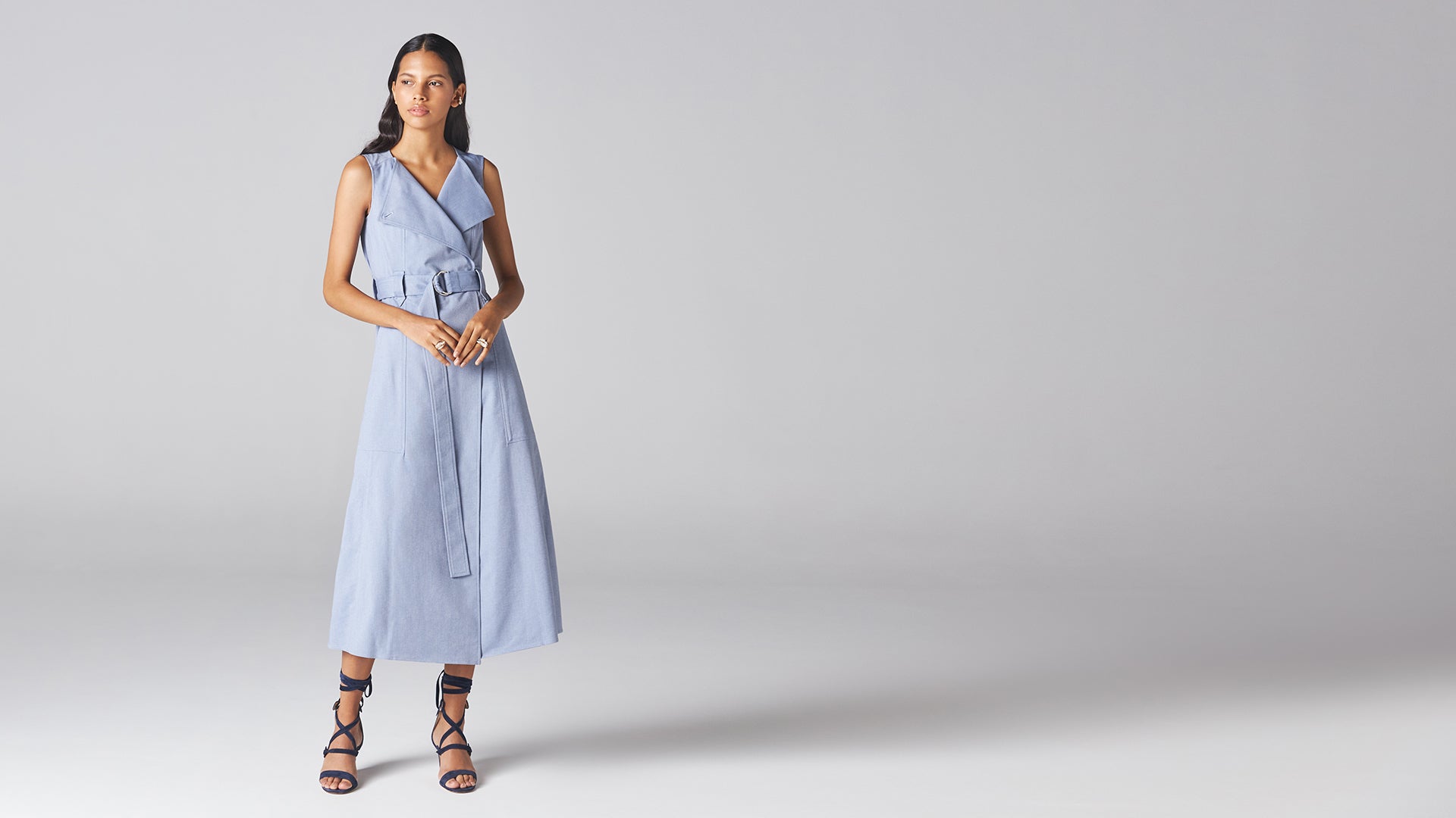 Light Indigo Kyoto Dress - ADEAM