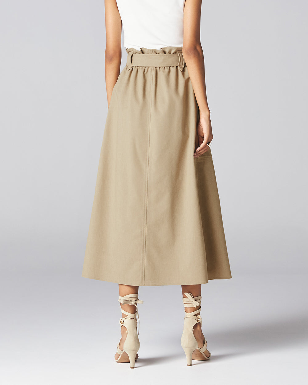 Beige Kyoto Skirt - ADEAM