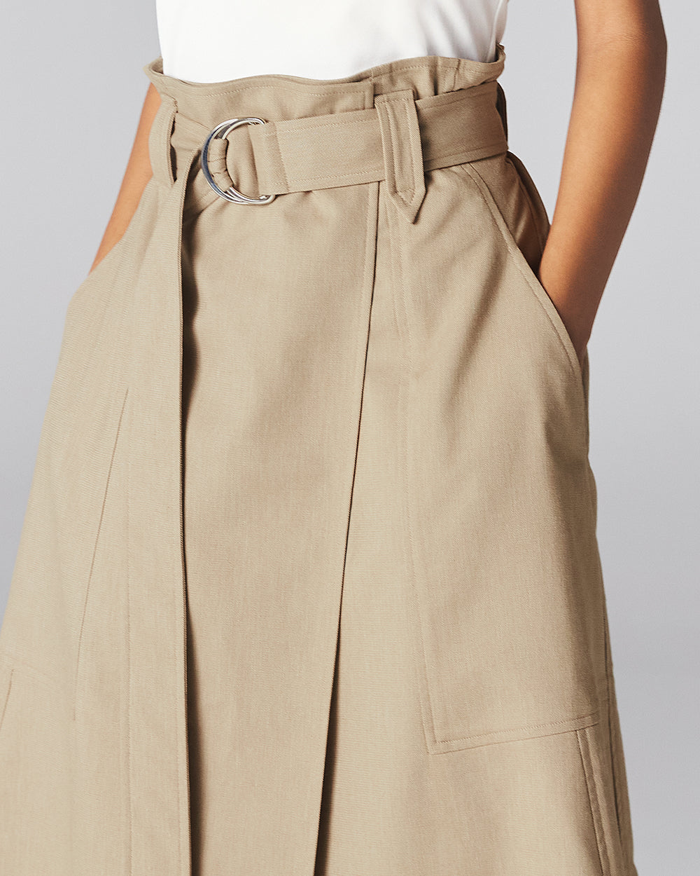 Beige Kyoto Skirt - ADEAM