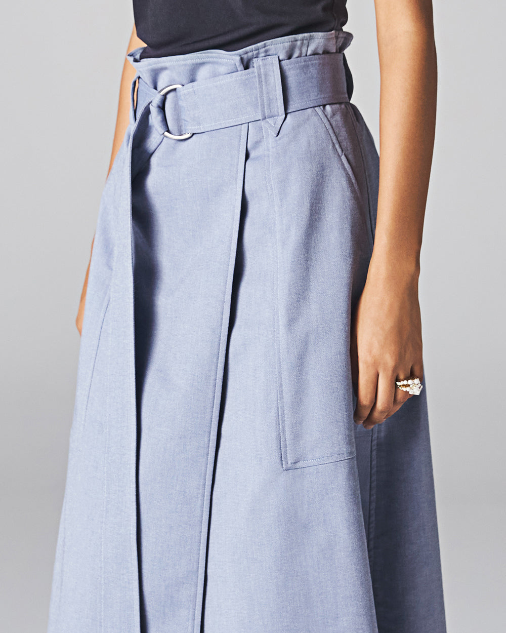 Light Indigo Kyoto Skirt - ADEAM
