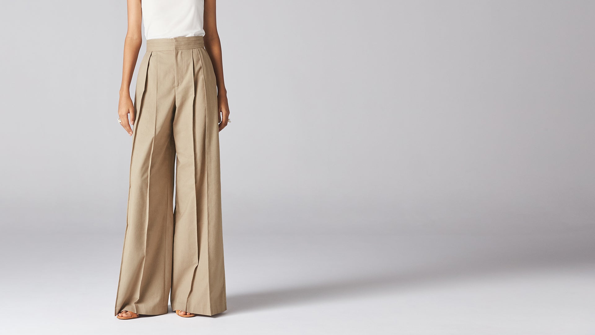 Beige Kyoto Trouser - ADEAM