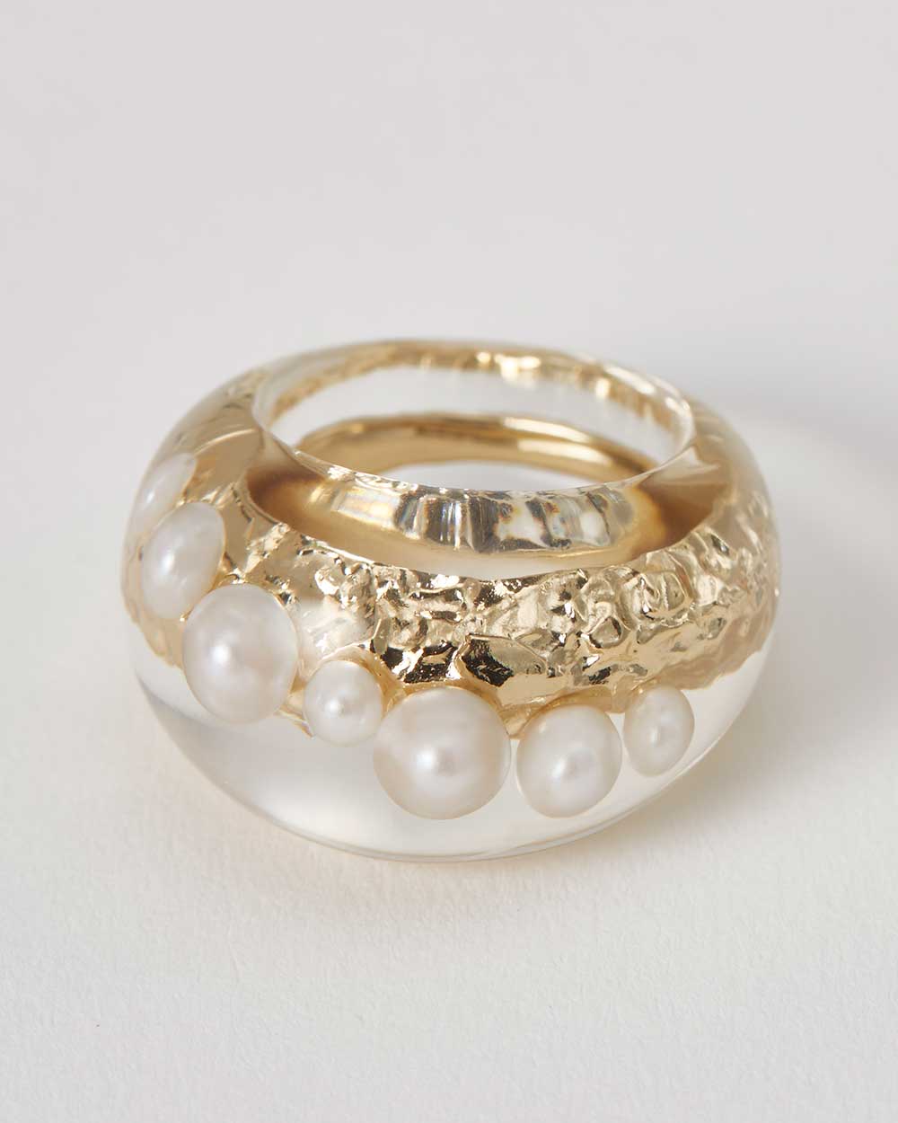 Lucite Crown Ring - ADEAM