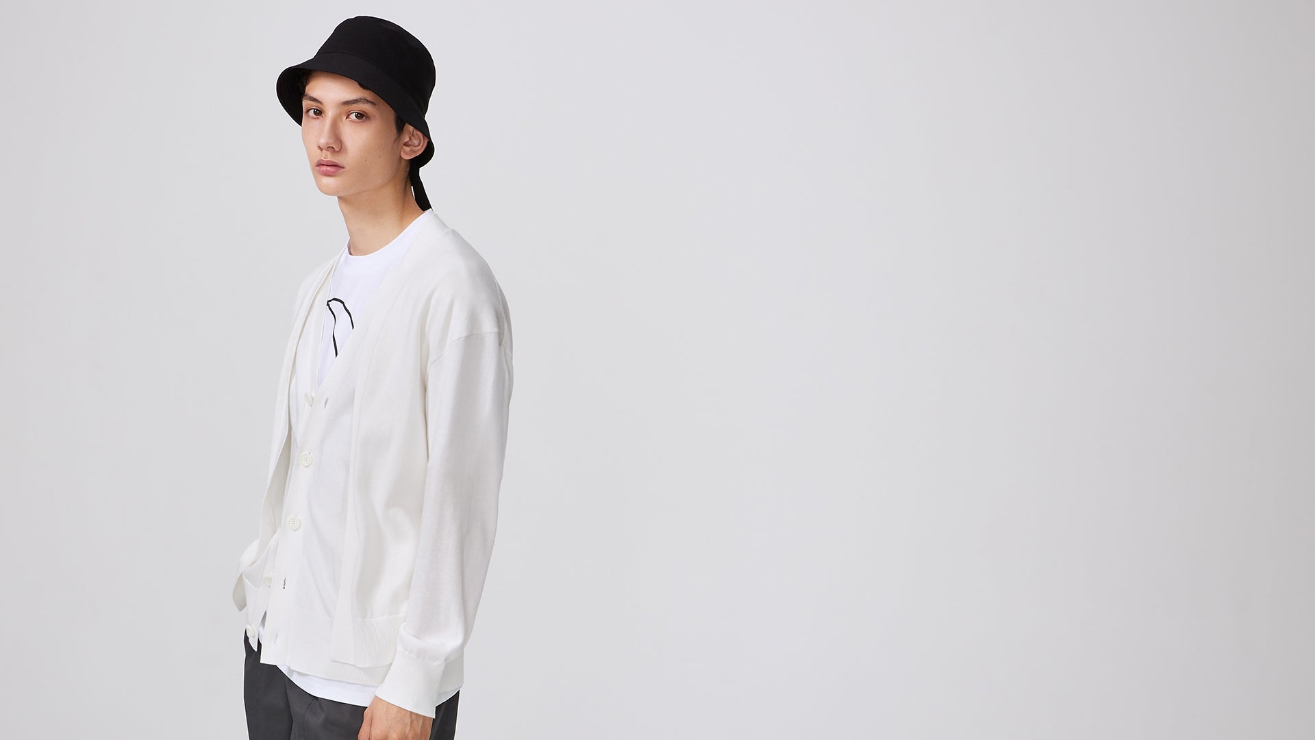 Black Logo Bucket Hat - ADEAM