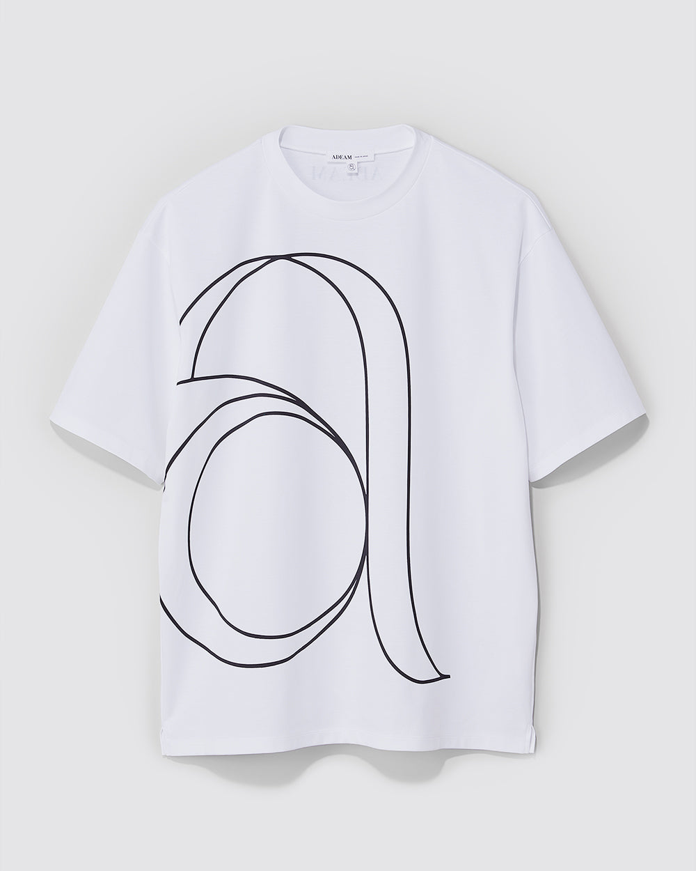 White Logo T-Shirt - ADEAM