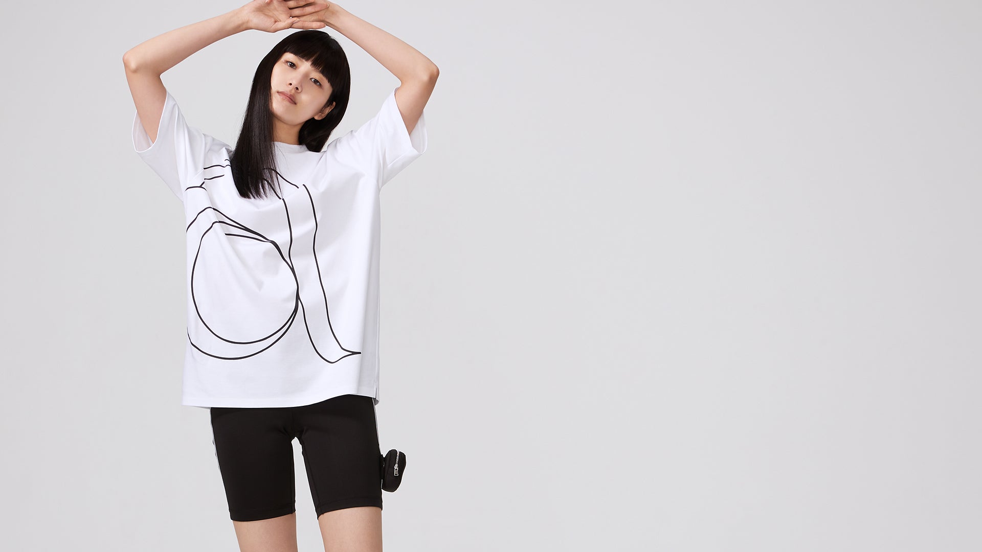 White Logo T-Shirt - ADEAM