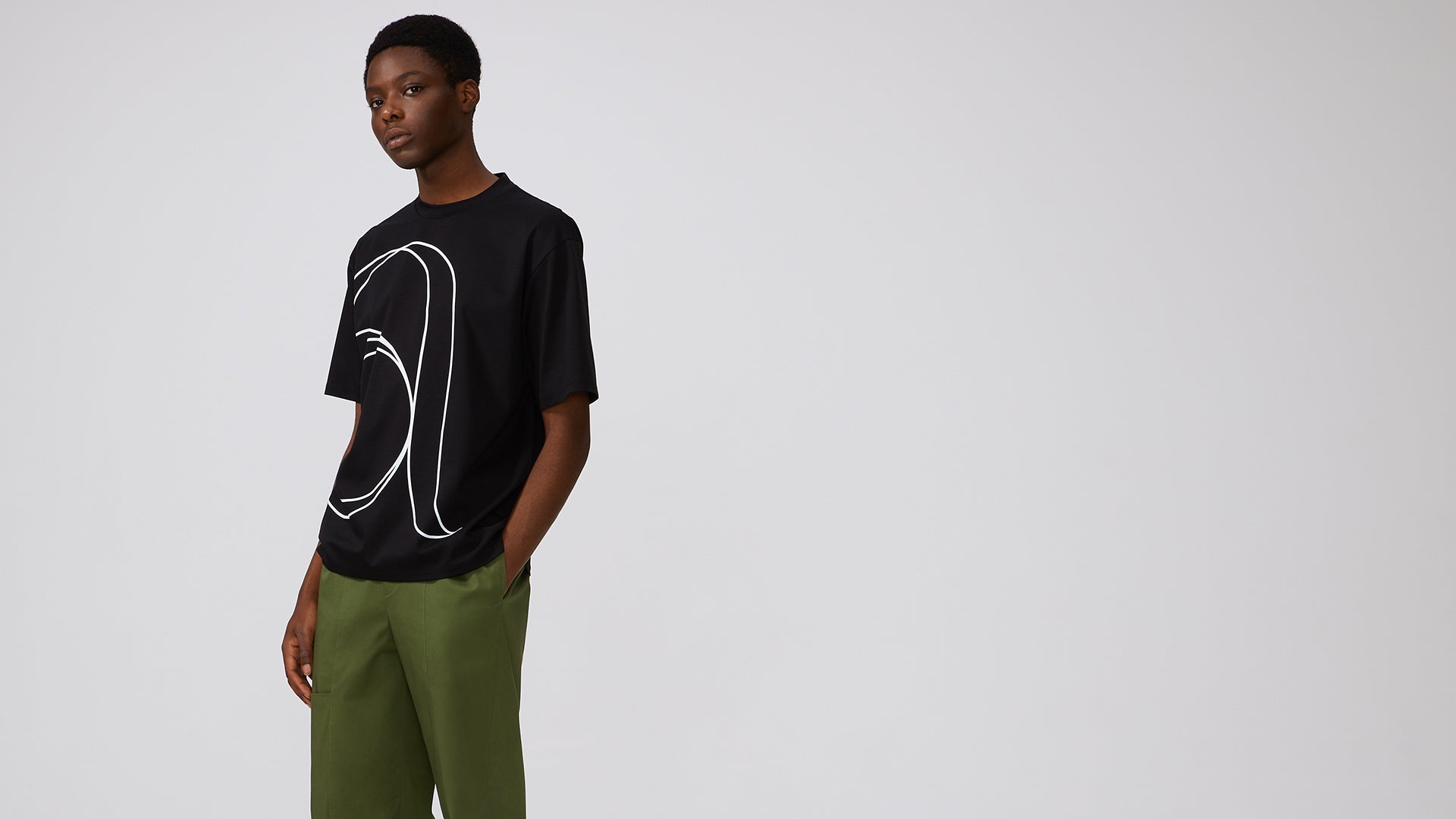 Black Logo T-Shirt - ADEAM