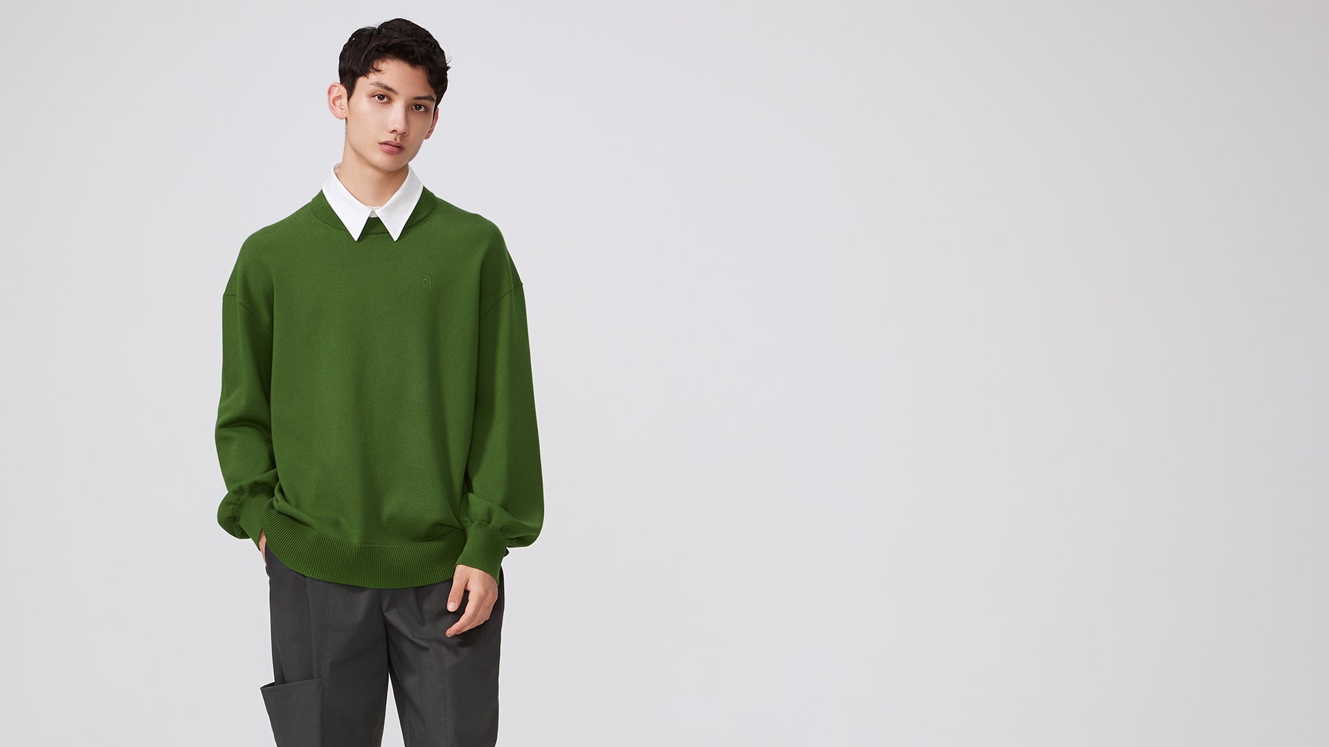Forest Green Omotesando Sweater - ADEAM