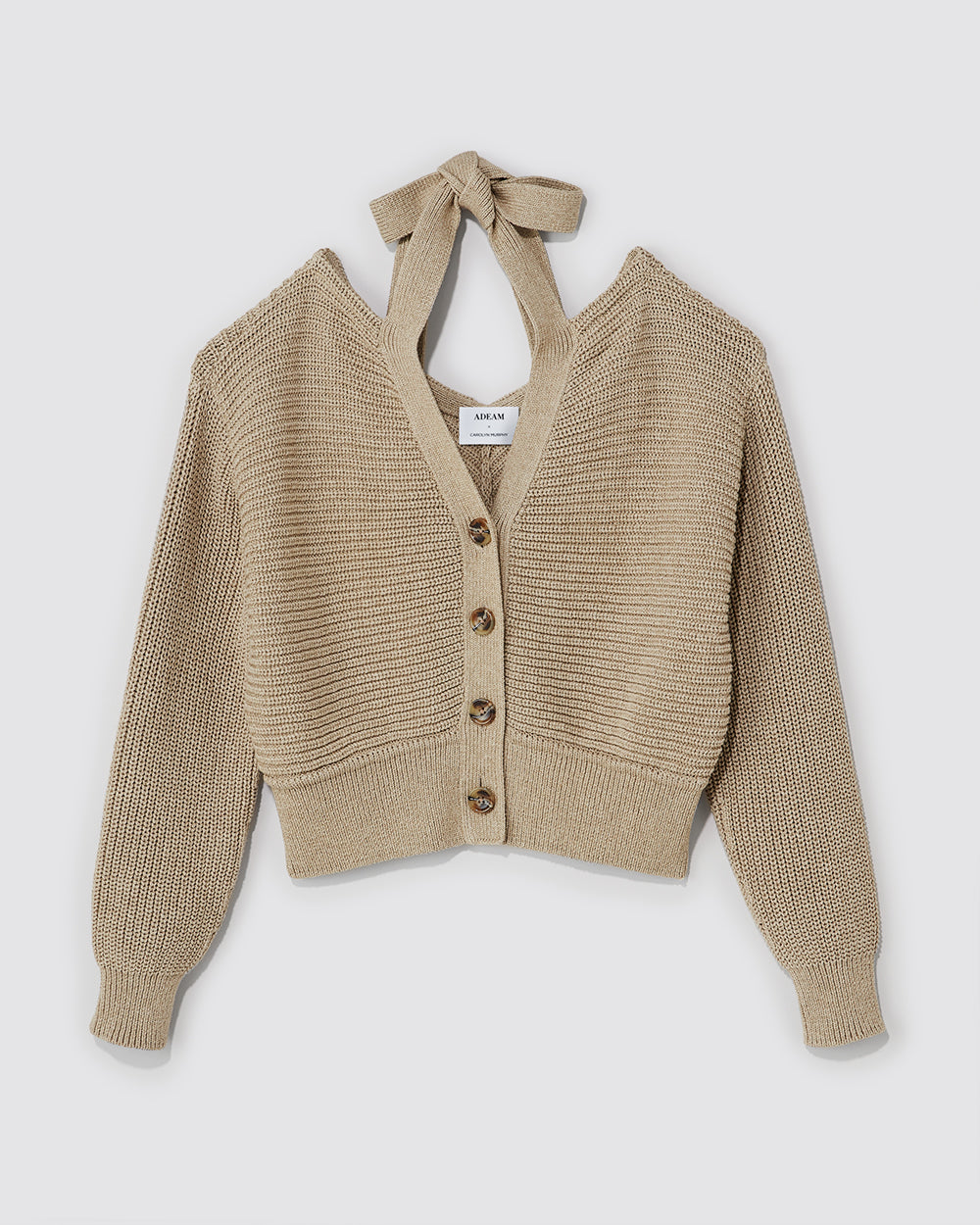 Beige Sora Cardigan - ADEAM