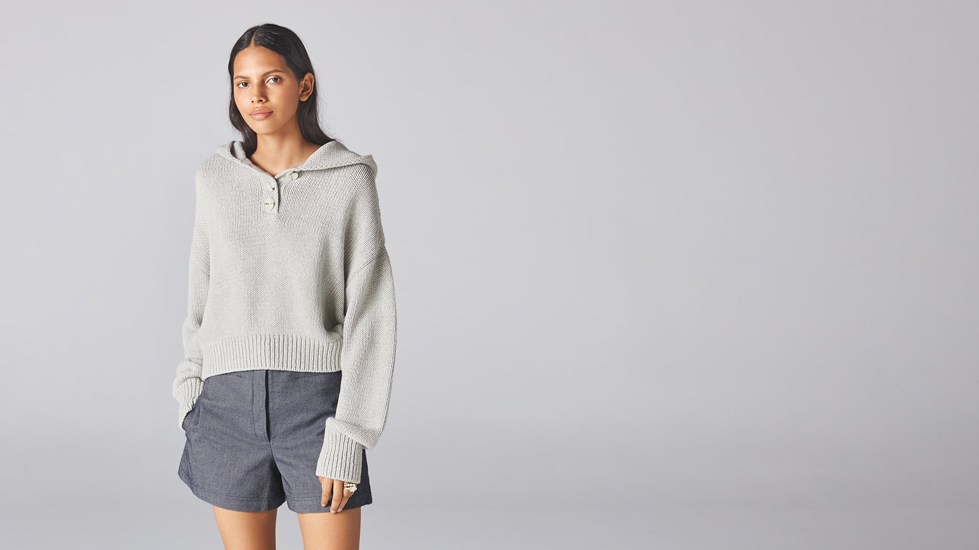 Grey Sora Hoodie - ADEAM