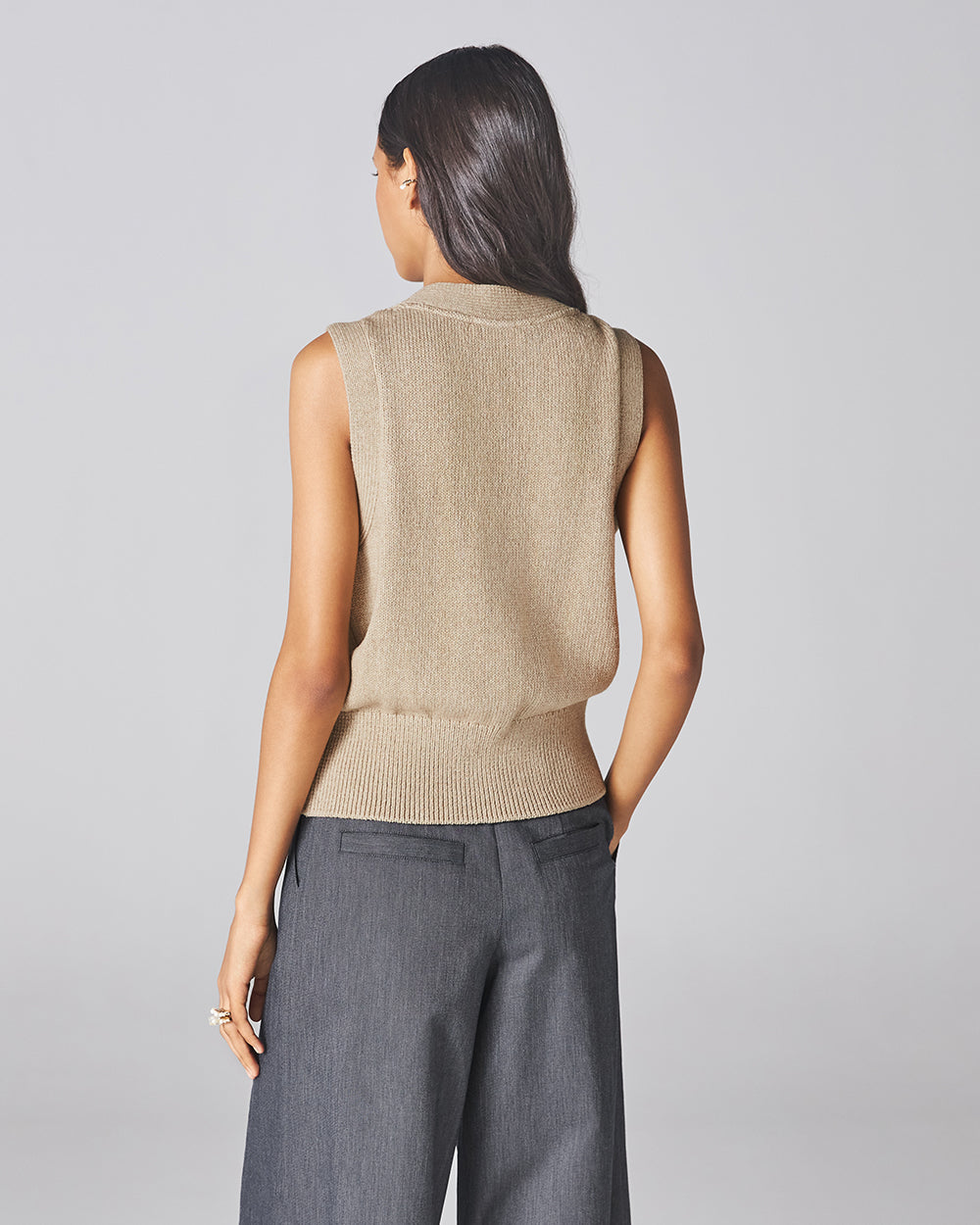 Beige Sora Vest - ADEAM