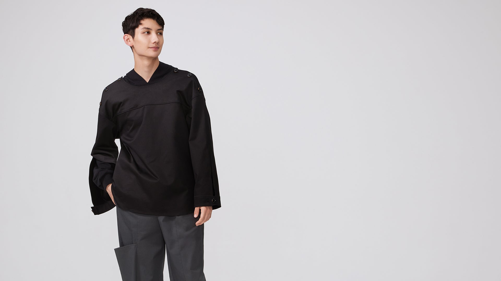 Black Urahara Top - ADEAM