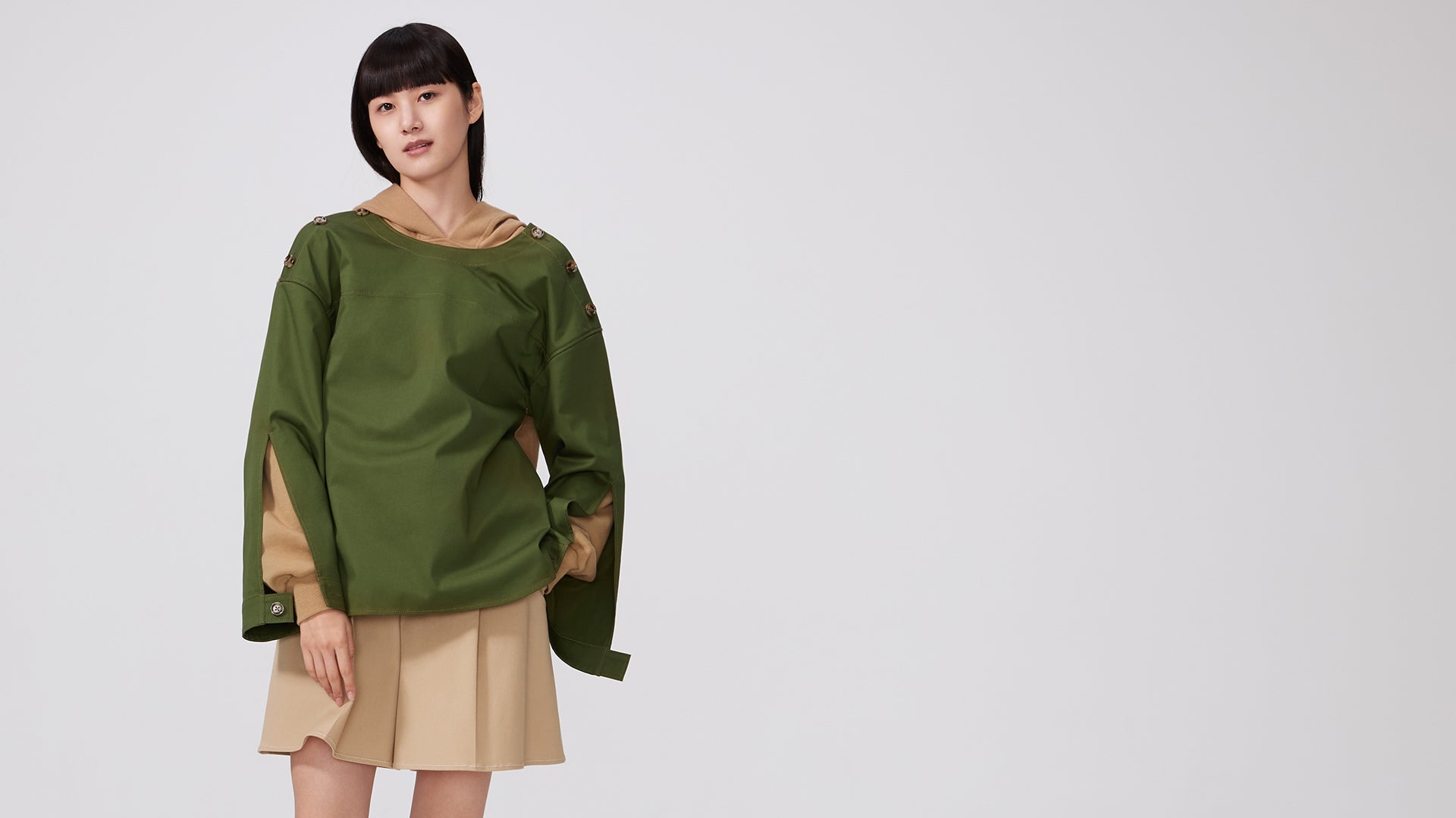 Khaki Urahara Top - ADEAM