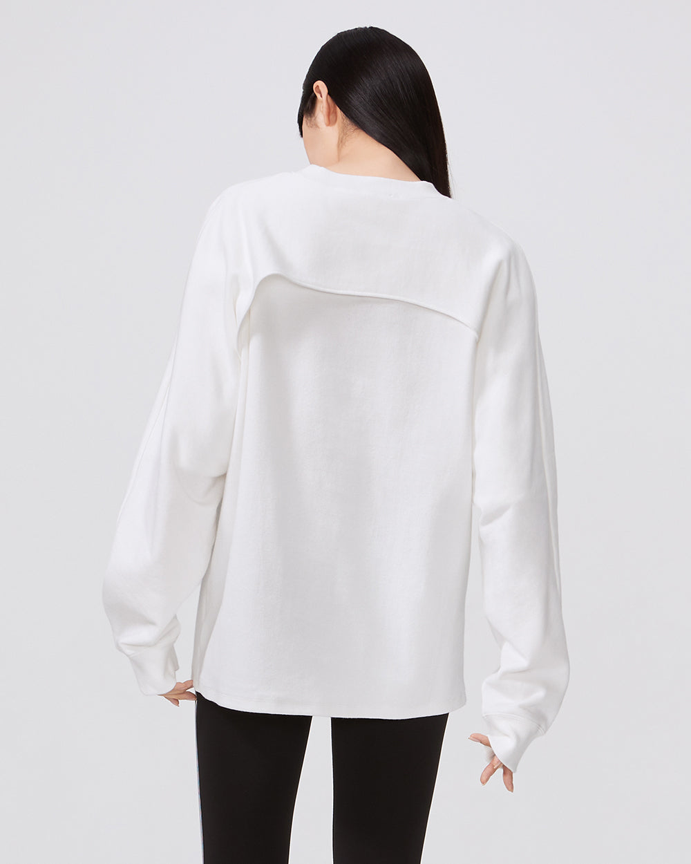 White Yoyogi Sweatshirt - ADEAM