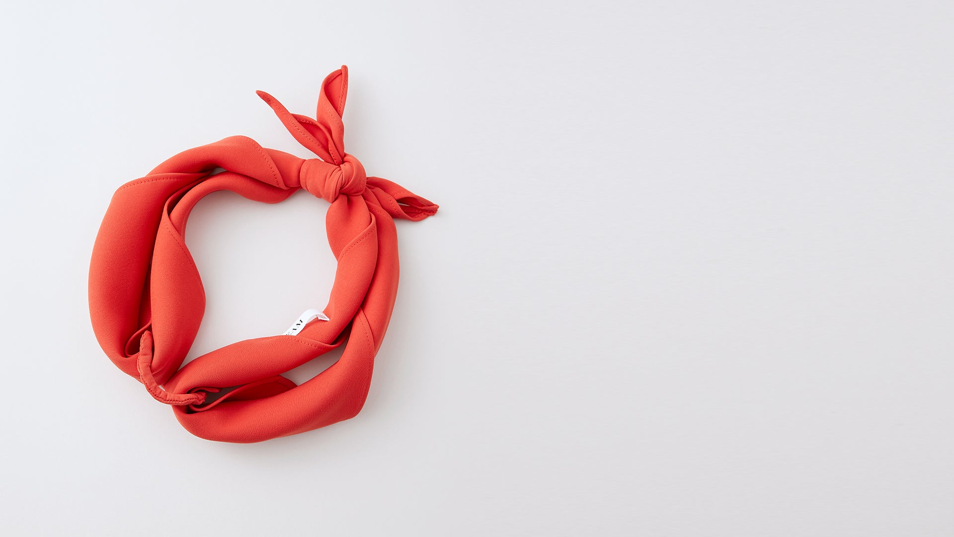 Sunrise Orange Japanese Crepe Headband - ADEAM