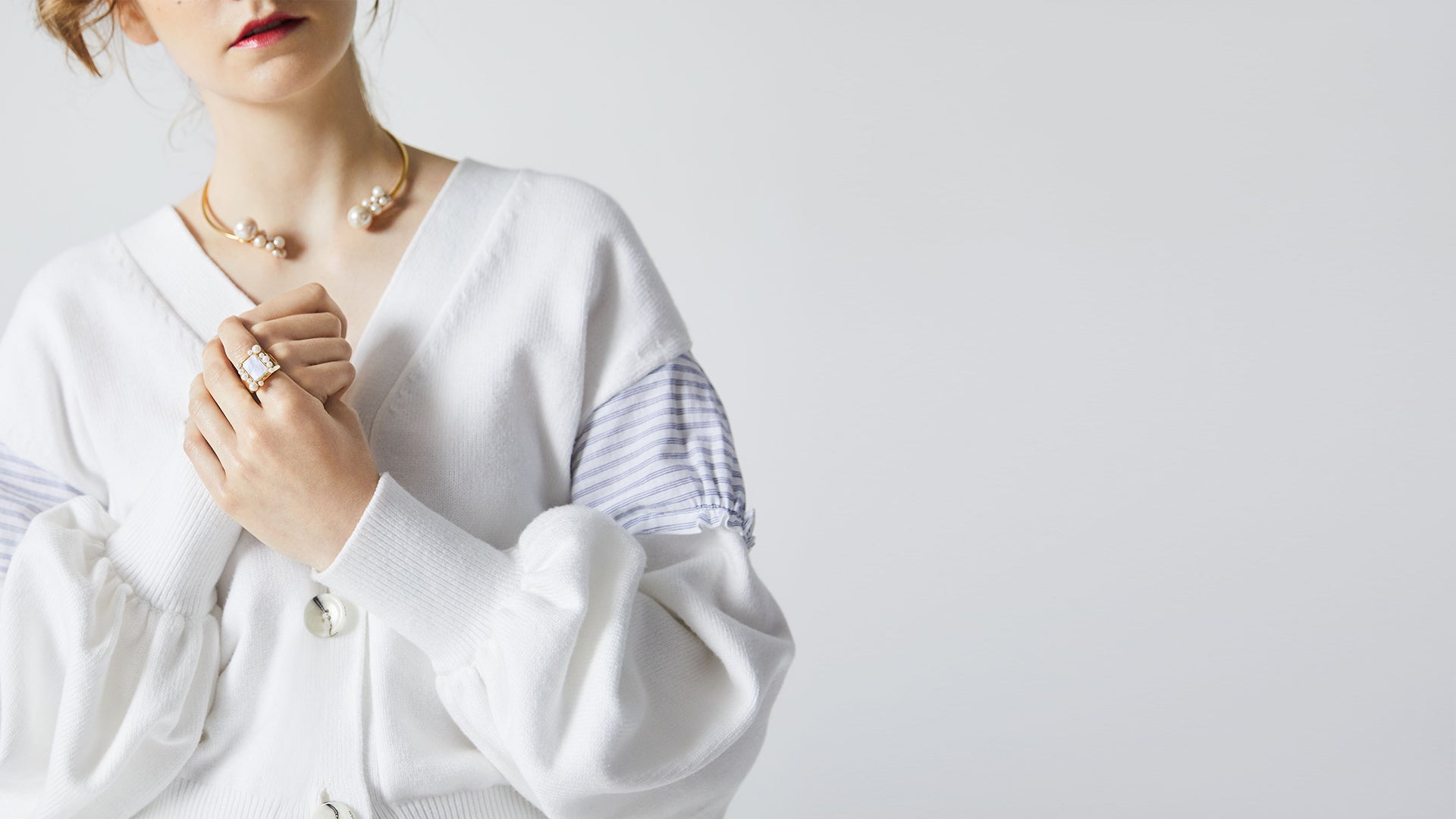 White Empress Ring - ADEAM