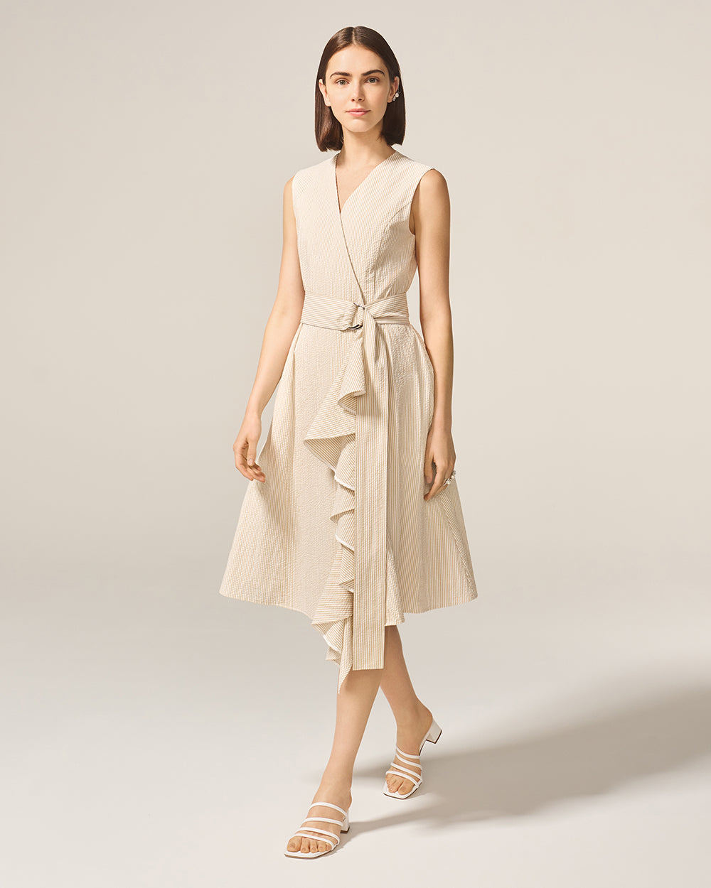 ベージュ　ハンプトンドレス View 1