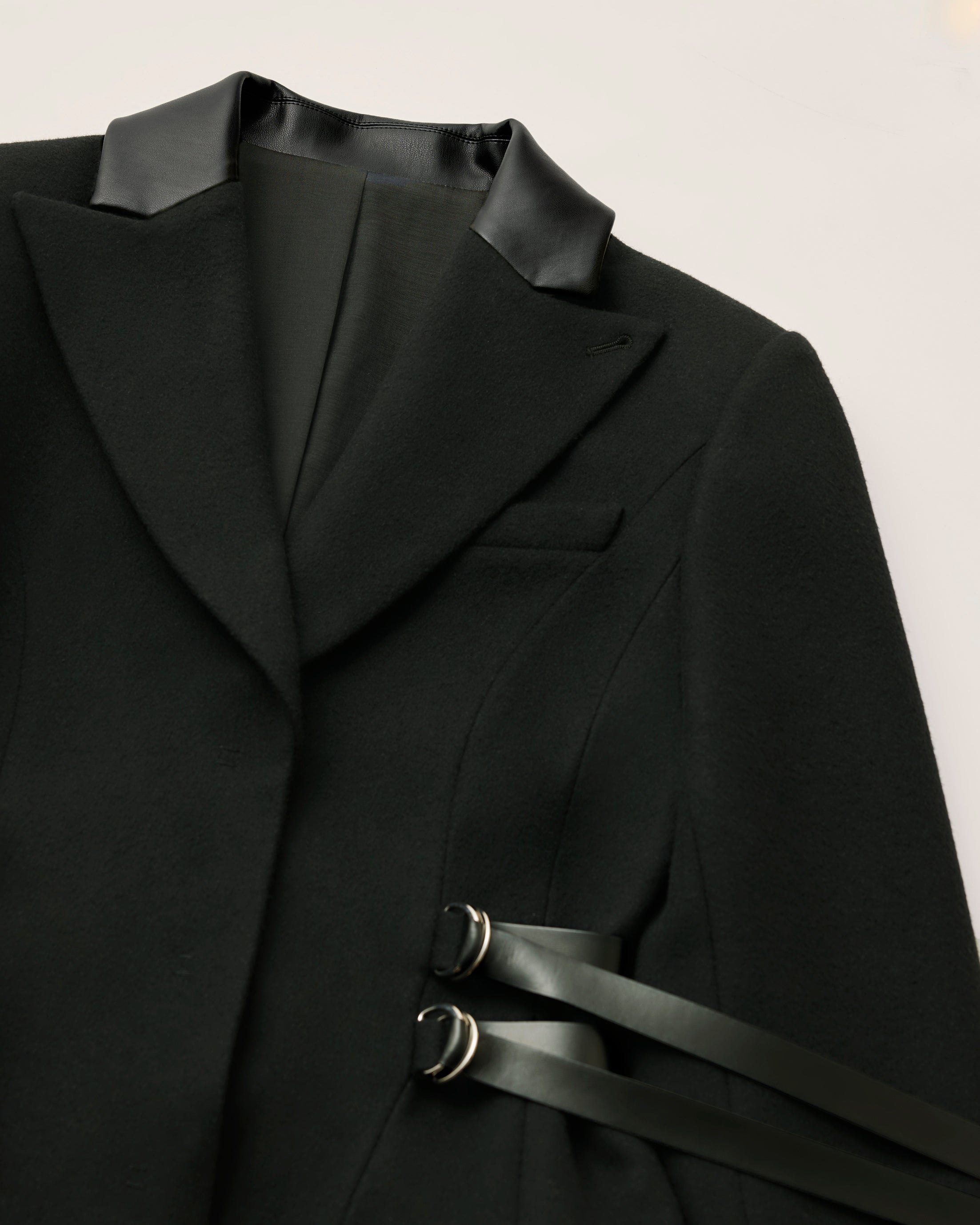 Black Harness Coat – ADEAM