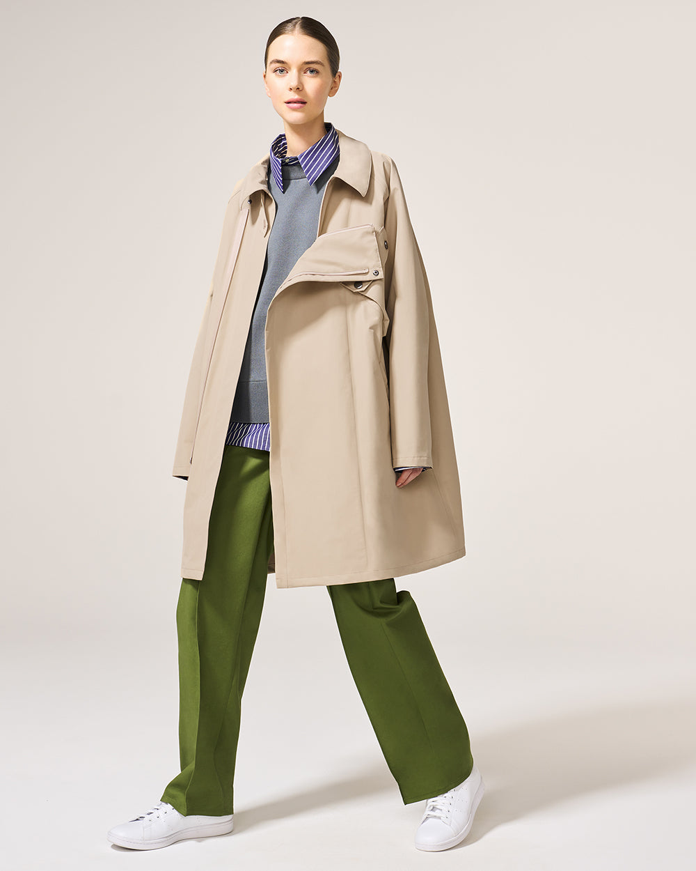 ベージュ ウォータープルーフ エディーコート View 1