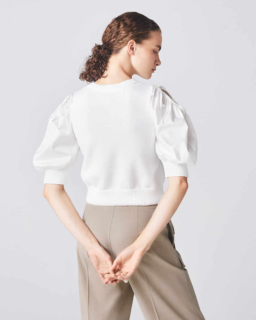 White Akari Top – ADEAM