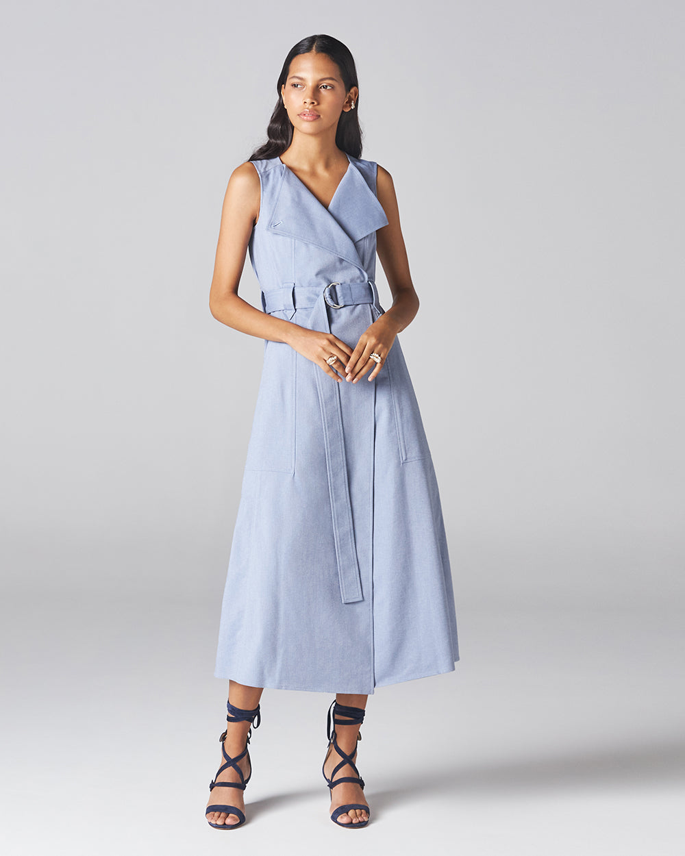 Light Indigo Kyoto Dress View 1