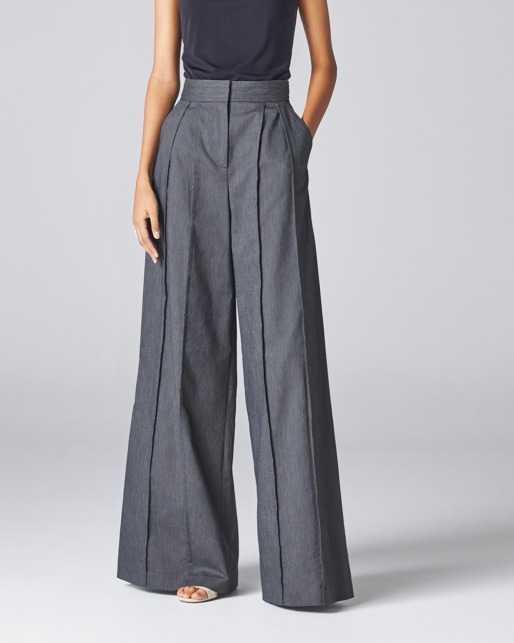 ネイビー キョウト トラウザー View 1