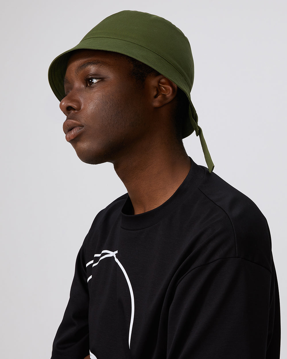FOREST GREEN LOGO BUCKET HAT – ADEAM
