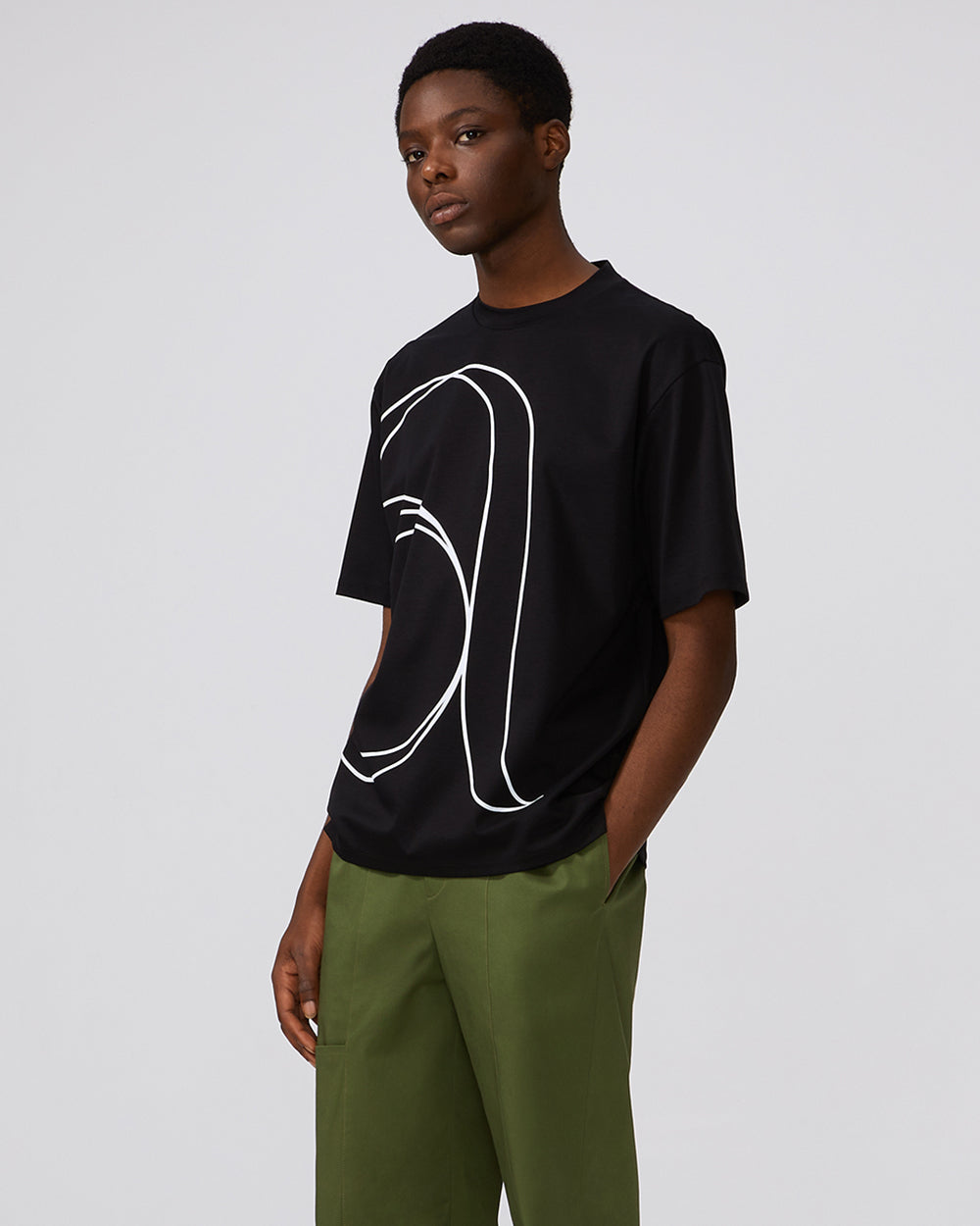 ブラック ロゴ Tシャツ View 1