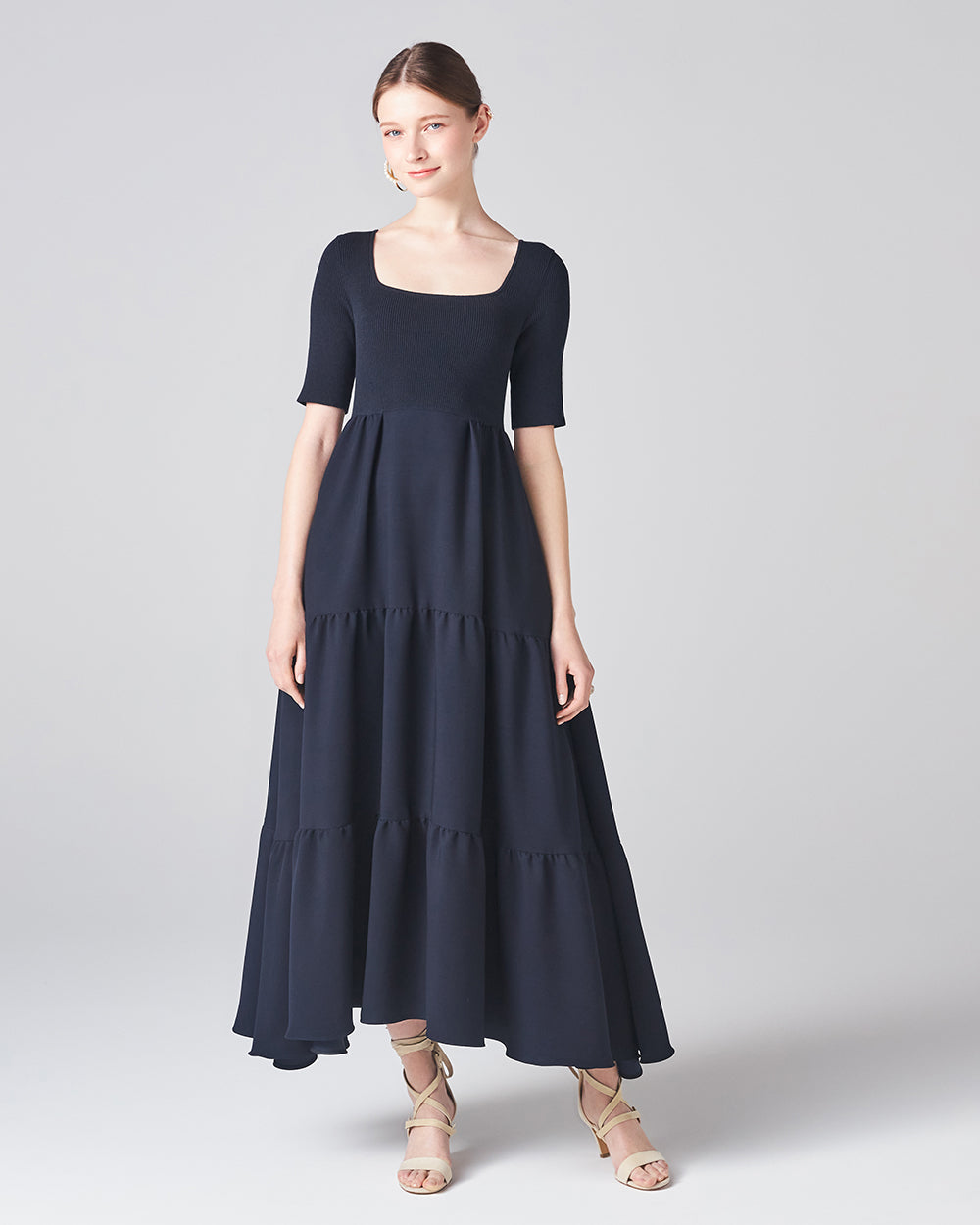 DARK NAVY PROVINCE DRESS – ADEAM