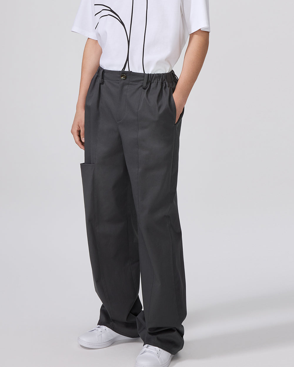 スティールグレイ シブヤ パンツ View 1