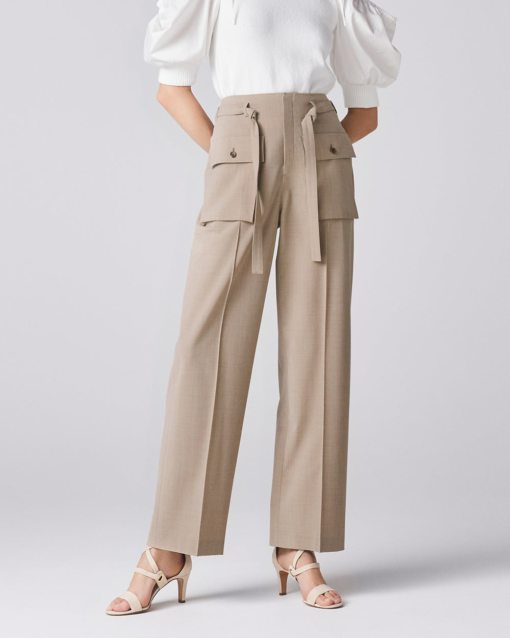 Sand Beige Water Stone Pant View 1