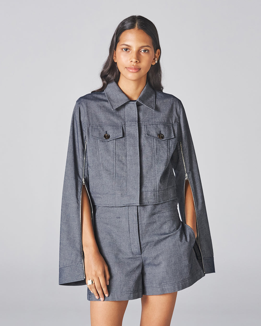 ダークインディゴ ヤマ ジャケット View 1